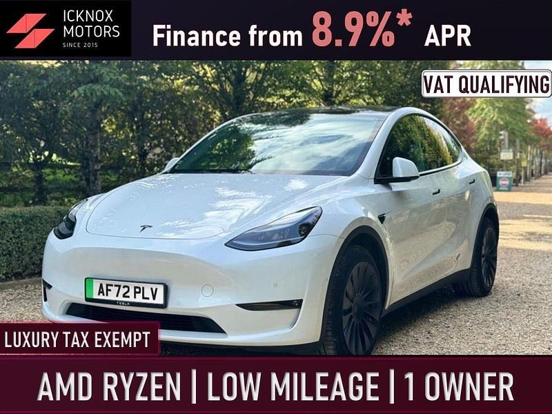 White Used 2022 Tesla Model Y Long Range AWD SUV | £26,445 (Fair price) - Image 1/4
