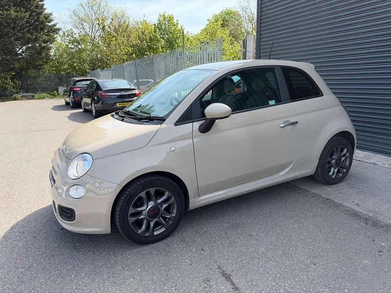 Używany Fiat 500S S 2015 Beżowy Hatchback