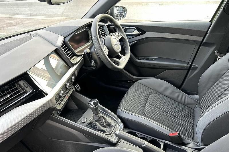 Used Audi A1 Black Edition 113 HP (83 kW) 2025 District green, metallic Hatchback