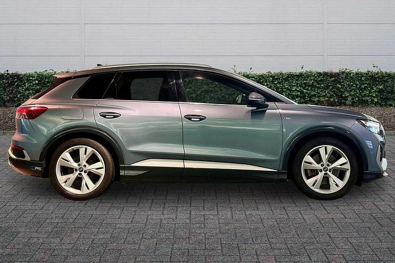 Used Audi Q4 e-tron S-Line 150 kW (204 HP) 2021 Blue SUV