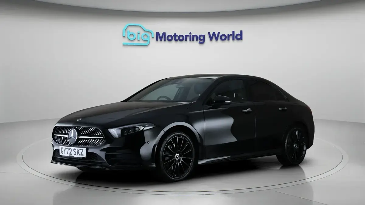 Used Mercedes A250 AMG line 218 HP (160 kW) 2022 Black Sedan