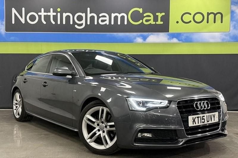 Grey Used 2015 Audi A5 Sportback S-Line Hatchback | £8,995 (Fair price) - Image 1/1