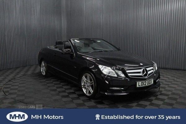 Black Used 2012 Mercedes E220 Cabriolet | £8,495 (A bit pricey) - Image 1/4