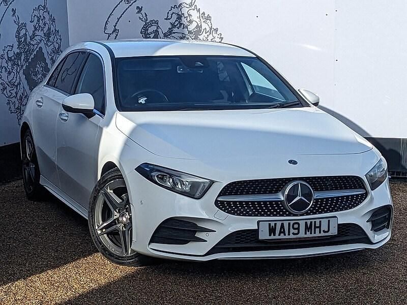 Used Mercedes A180 AMG Line Premium 2019 White Hatchback