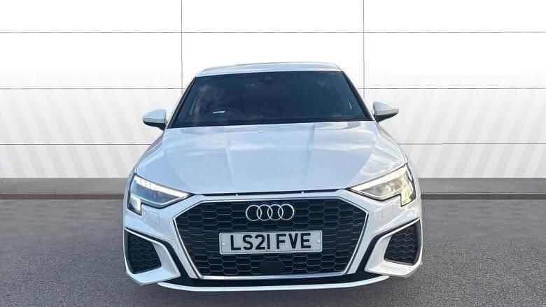Used Audi A3 S-Line 150 HP (110 kW) 2021 White Hatchback