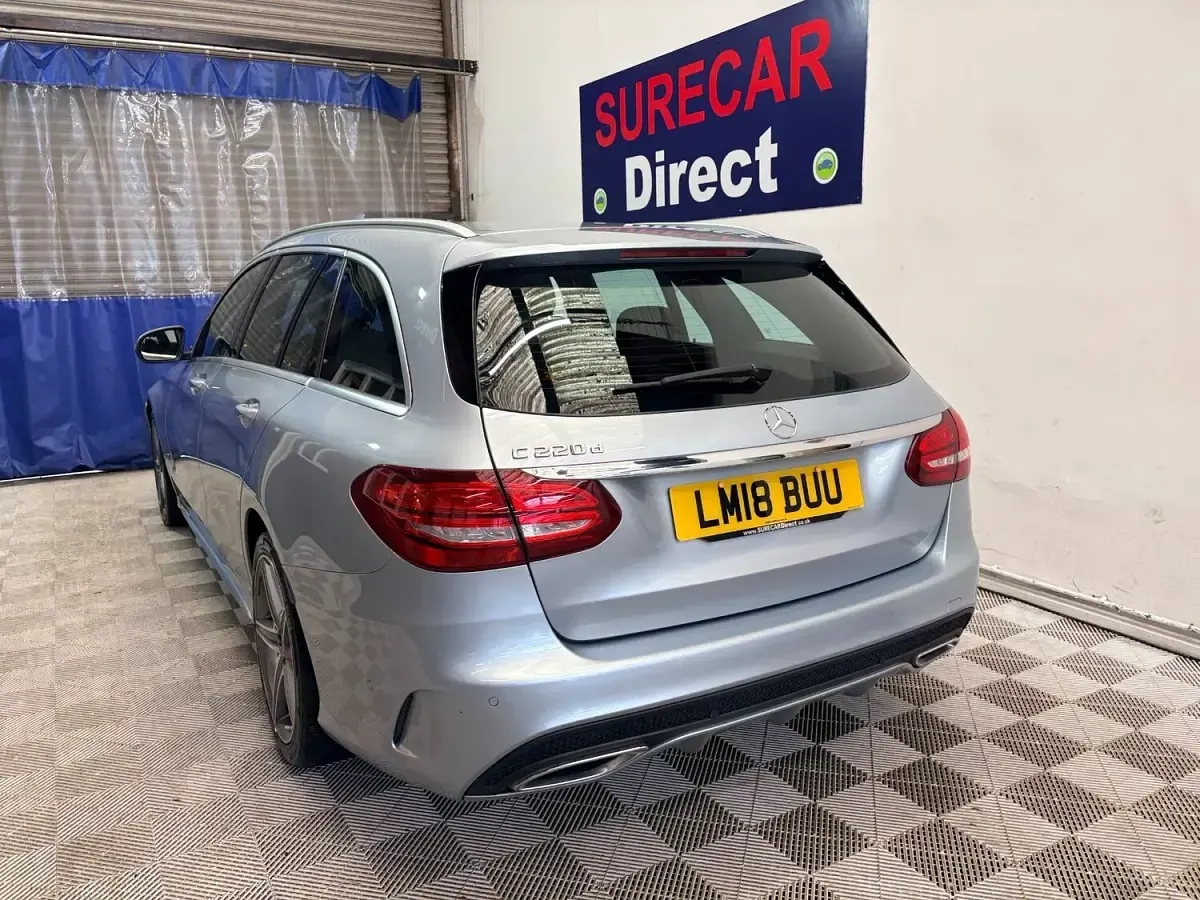 Used Mercedes C220 AMG line 2018 Silver Estate