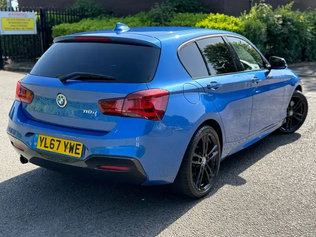 Used BMW 118 M Sport 2018 Blue Hatchback
