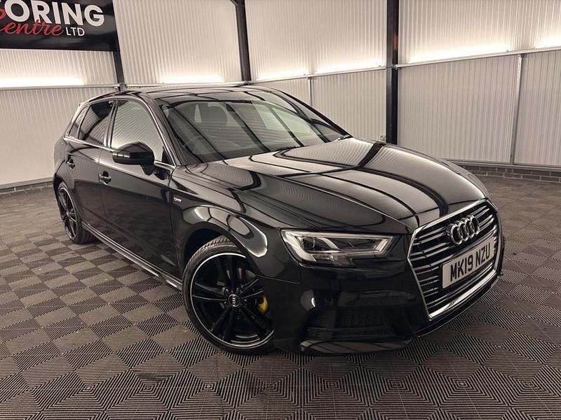 Used Audi A3 Sportback S-Line 2019 Black Hatchback