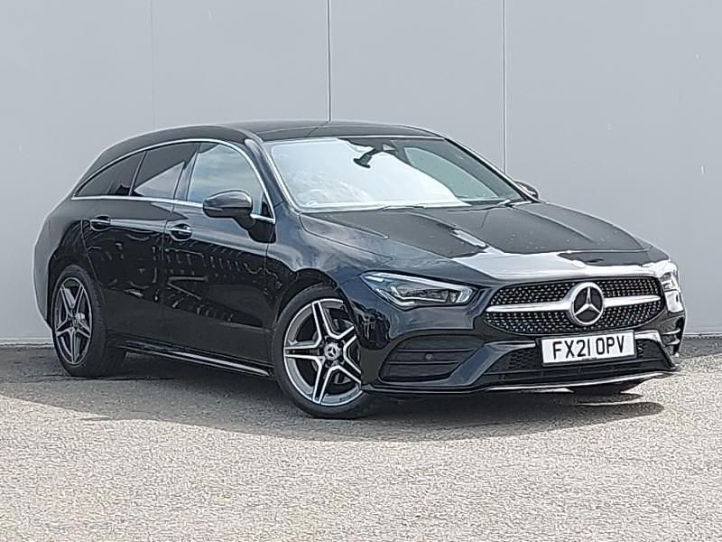 Black Used 2021 Mercedes CLA180 AMG Line Premium Plus Sedan | £24,498 (Fair price) - Image 1/4