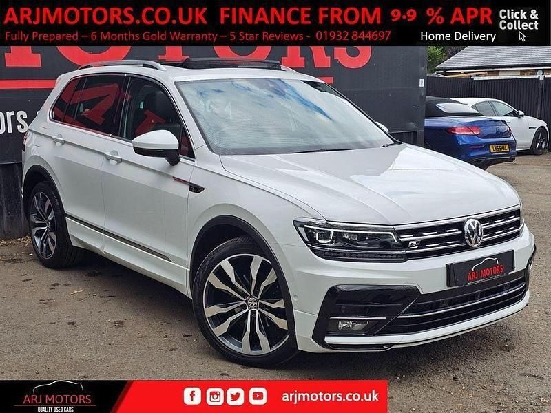 White Used 2020 VW Tiguan SEL SUV | £21,995 (Expensive) - Image 1/4