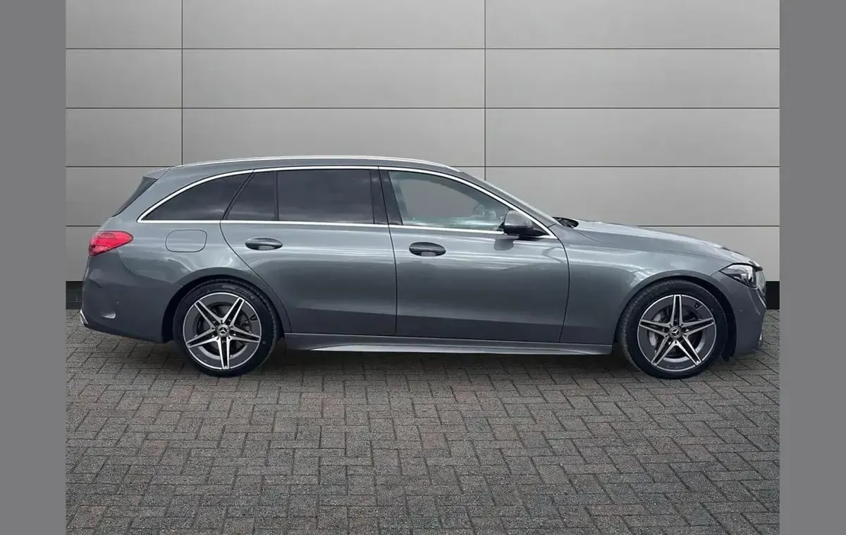 Used Mercedes C220 AMG line 217 HP (159 kW) 2022 Grey Estate