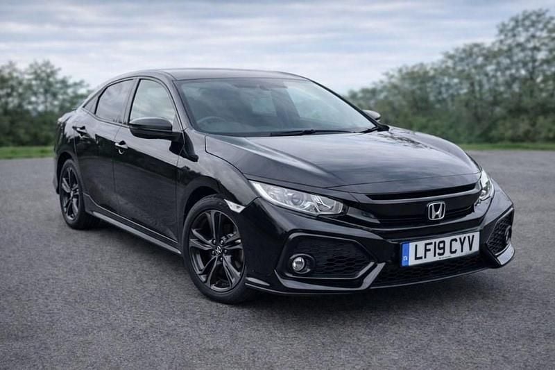Begagnad Honda Civic SR 126 HK (92 kW) 2019 Svart Halvkombi