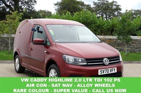 Red Used 2020 VW Caddy Highline MPV | £11,999 (Fair price) - Image 1/1