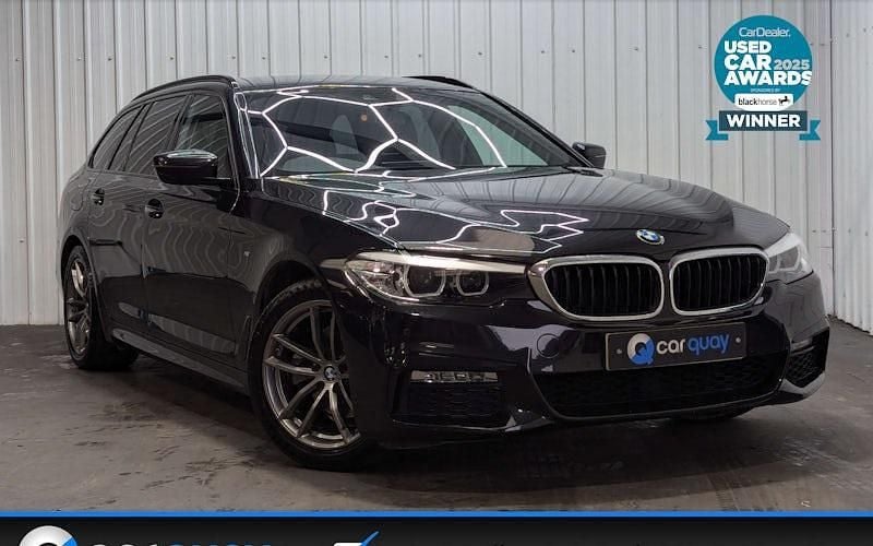 Used BMW 520 M Sport 190 HP (139 kW) 2018 Black Estate