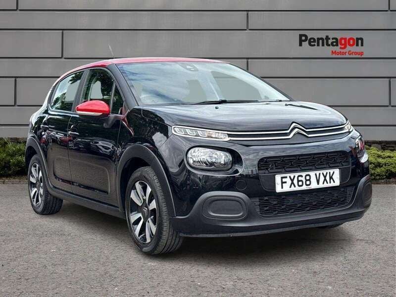 Black Used 2018 Citroën C3 Feel Hatchback | £7,995 (Fair price) - Image 1/4