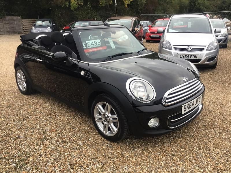 Black Used 2014 Mini Cooper Cabriolet Cabriolet | £6,495 (Fair price) - Image 1/4