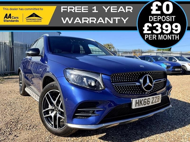 Blue Used 2017 Mercedes GLC43 AMG Premium Plus SUV | £17,990 (Fair price) - Image 1/4