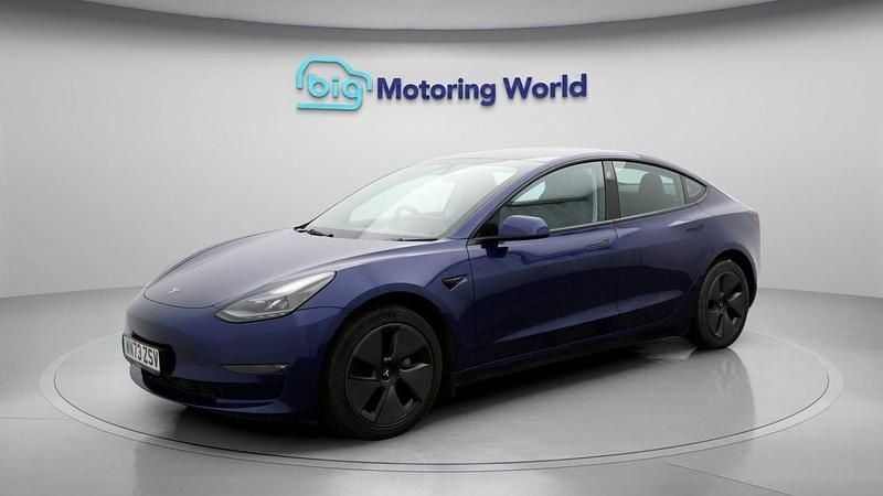 Used Tesla Model 3 Long Range RWD 366 kW (498 HP) 2023 Blue Sedan