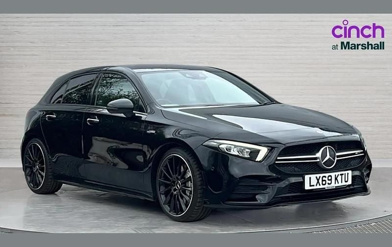 Used Mercedes A35 AMG Premium 306 HP (225 kW) 2019 Black Hatchback