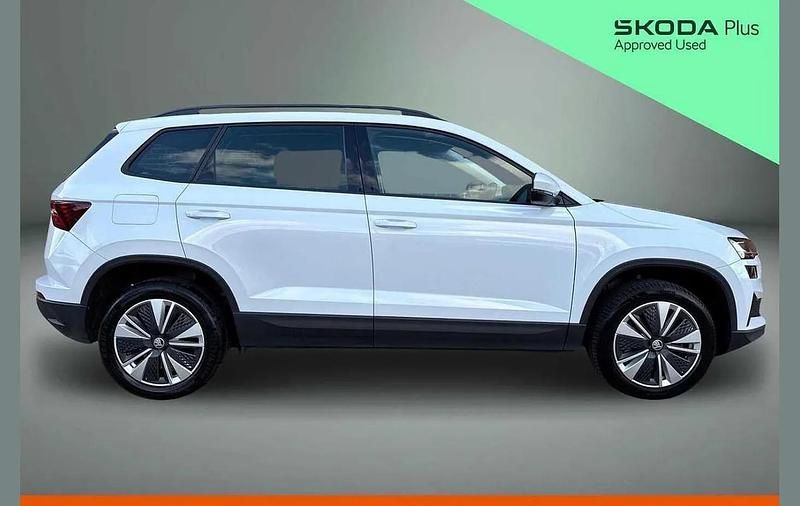 Used Skoda Karoq SE Drive 113 HP (83 kW) 2023 Moon white metallic SUV