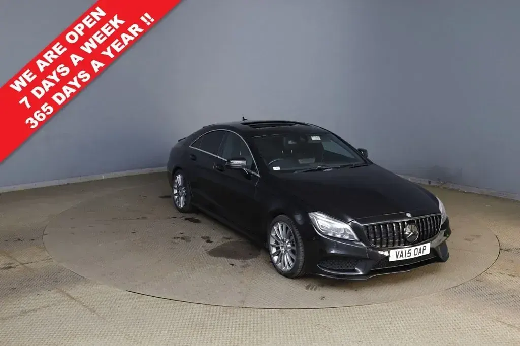Used Mercedes CLS350 AMG Line Premium 258 HP (189 kW) 2015 Black Coupe