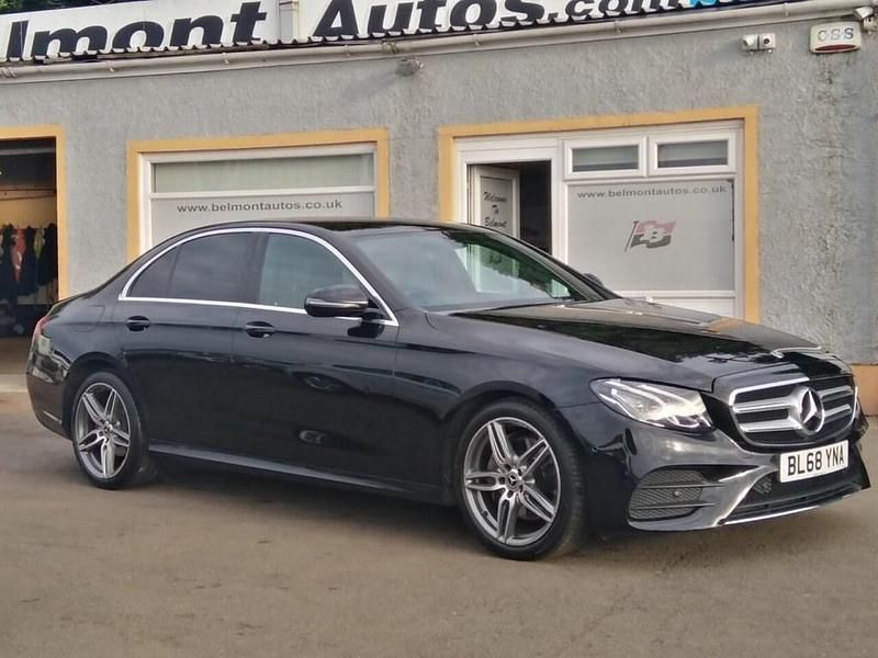 Used Mercedes E200 AMG line 184 HP (135 kW) 2018 Black Sedan