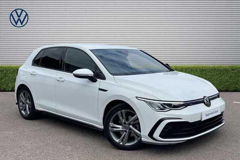 Used VW Golf VIII R-line 150 HP (110 kW) 2022 White Hatchback