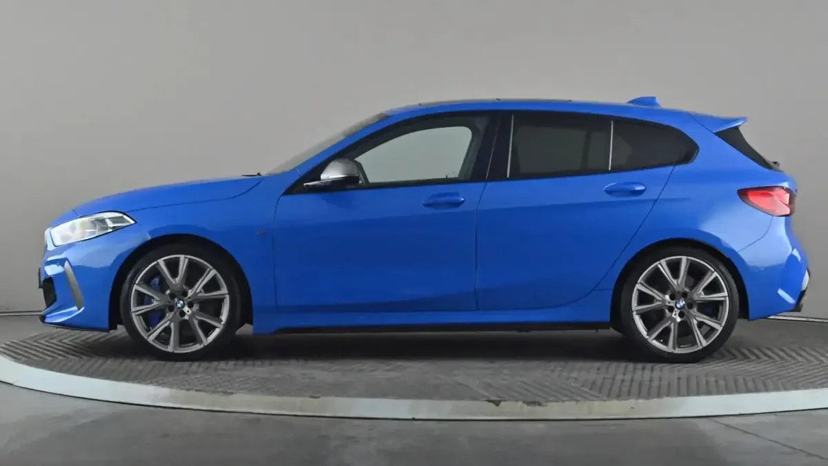 Used BMW M135 Performance 306 HP (225 kW) 2021 Blue Hatchback