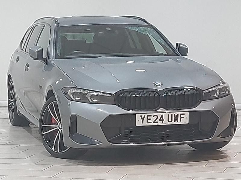 Grey Used 2024 BMW 320 M Sport Estate | £32,998 (A bit pricey) - Image 1/4