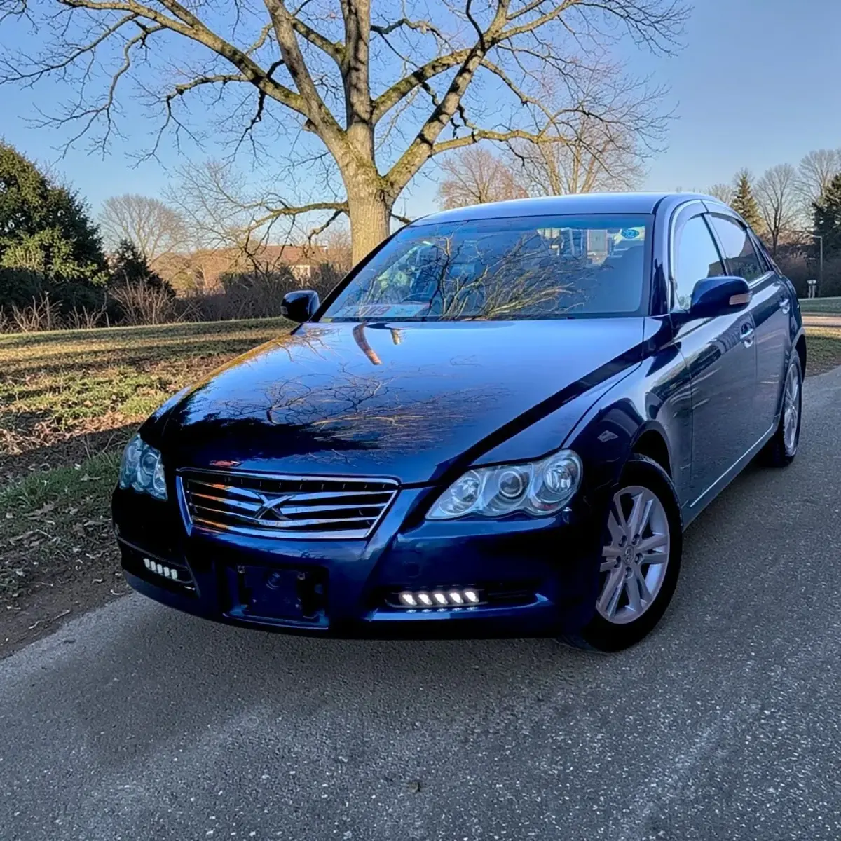 Used Toyota Mark X 2026 Blue Sedan