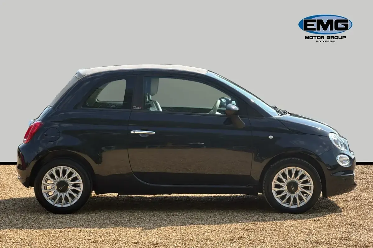 Used Fiat 500C Lounge 69 HP (50 kW) 2020 Black Cabriolet