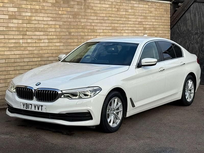 White Used 2017 BMW 520 Sedan | £12,195 (Fair price) - Image 1/4
