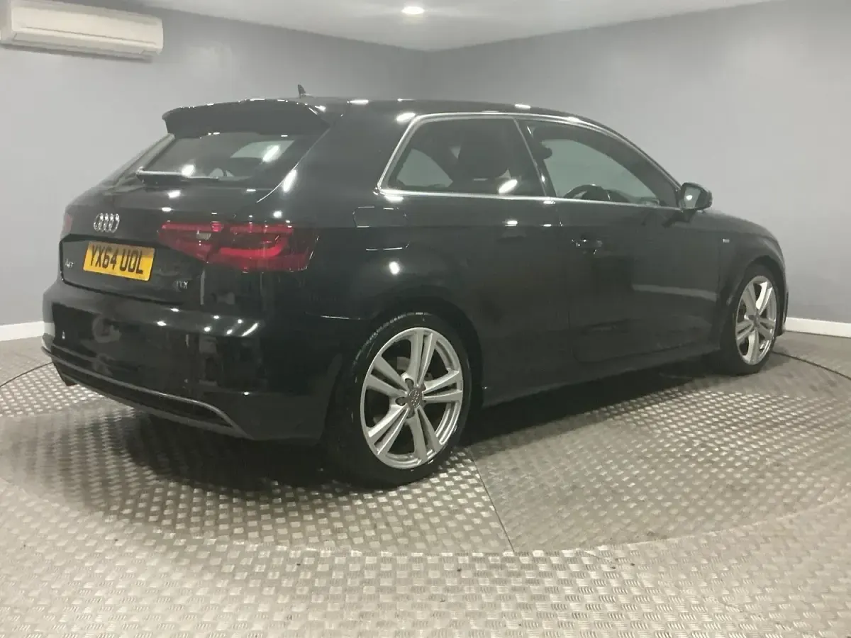 Used Audi A3 S-Line 2014 Black Hatchback