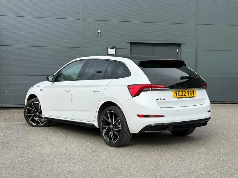 Used Skoda Scala Monte Carlo 2022 Moon white Hatchback