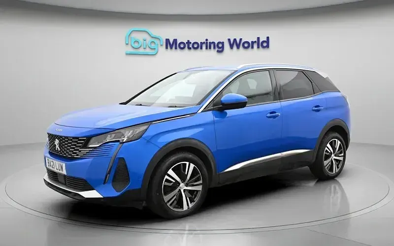 Used Peugeot 3008 Allure Premium 131 HP (96 kW) 2021 Blue SUV