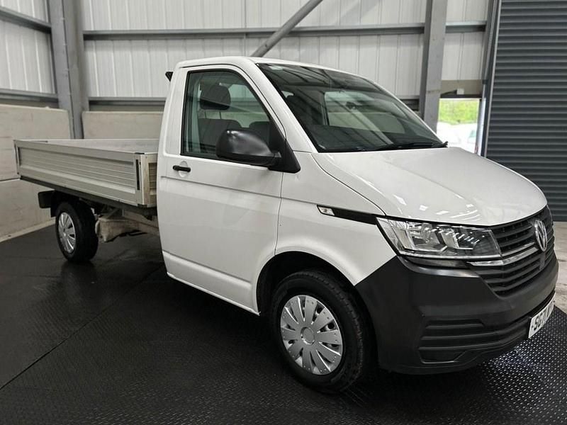 Used VW Transporter 150 HP (110 kW) 2021 White Van