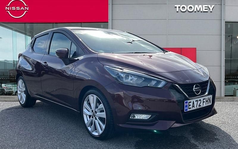 Used Nissan Micra Tekna 92 HP (67 kW) 2022 Red Hatchback