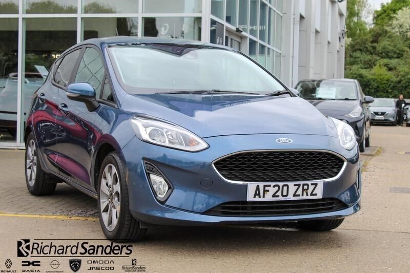 Blue Used 2020 Ford Fiesta Trend Hatchback | £8,995 (Good price) - Image 1/4