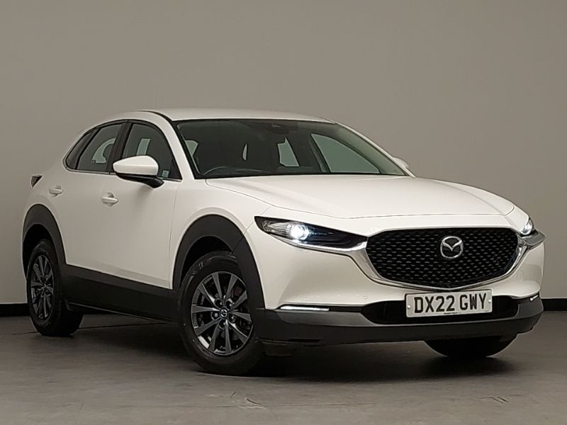 White Used 2022 Mazda CX-30 SUV | £14,998 (Good price) - Image 1/4