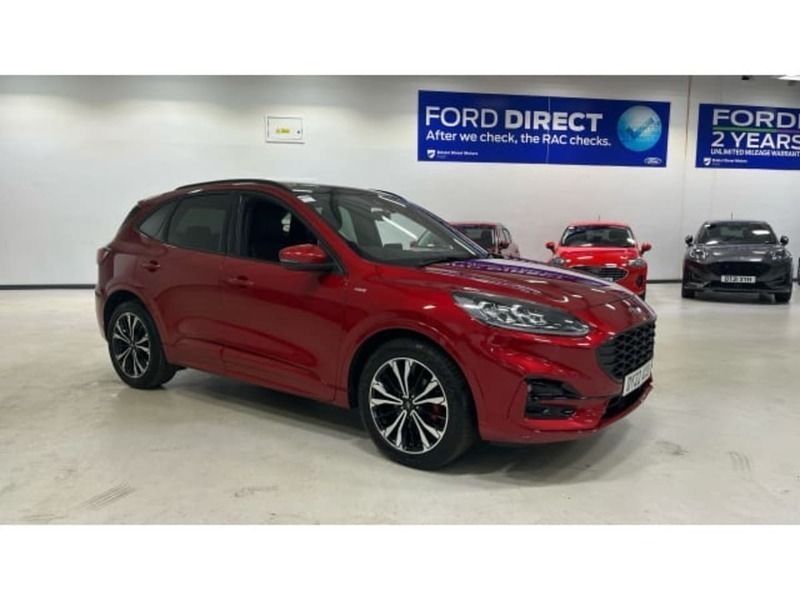 Red Used 2022 Ford Kuga ST-Line X SUV | £21,241 (Fair price) - Image 1/4