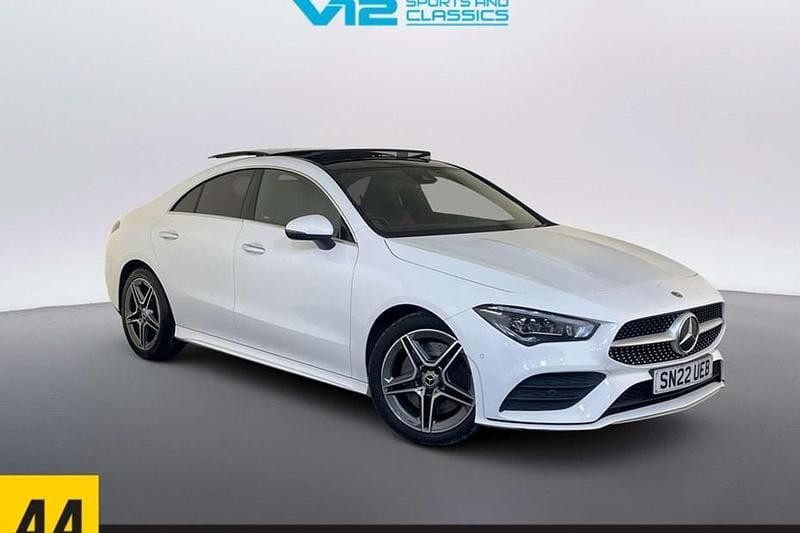 Used Mercedes CLA250 AMG line 224 HP (164 kW) 2022 White Sedan