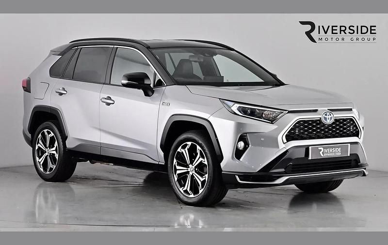 Silver Used 2021 Toyota RAV4 Hybrid SUV | £26,395 (Fair price) - Image 1/4