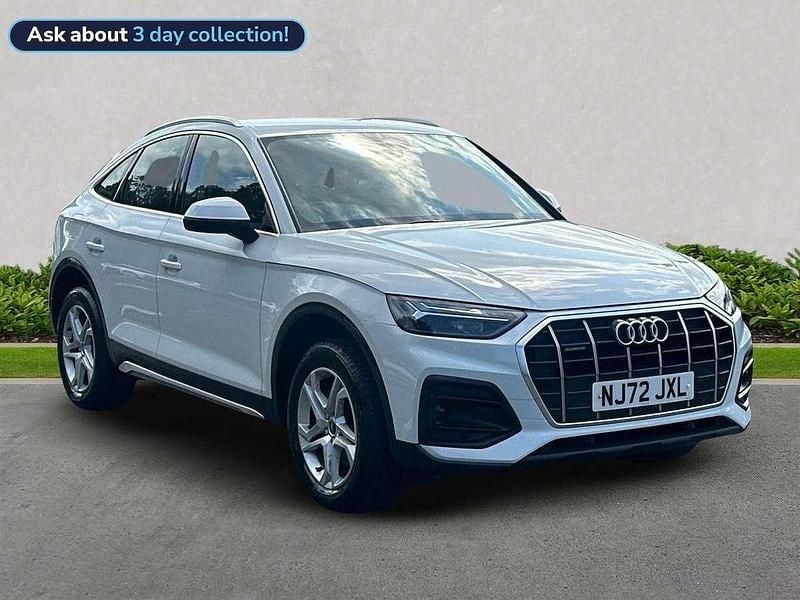 White Used 2022 Audi Q5 Sportback Sport SUV | £29,799 (Super price) - Image 1/4