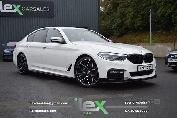 White Used 2017 BMW 530 M Sport Sedan | £17,950 (A bit pricey) - Image 1/4