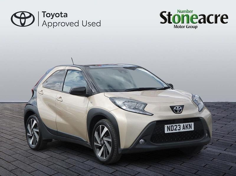 Beige Used 2023 Toyota Aygo Hatchback | £13,400 (Fair price) - Image 1/2