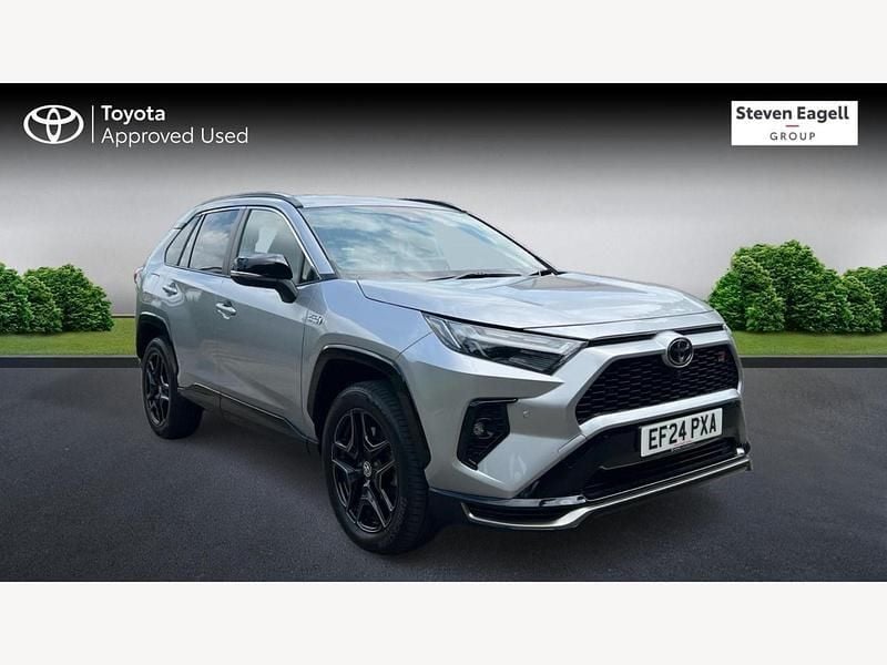 Silver Used 2024 Toyota RAV4 Hybrid Sport SUV | £34,204 (A bit pricey) - Image 1/3