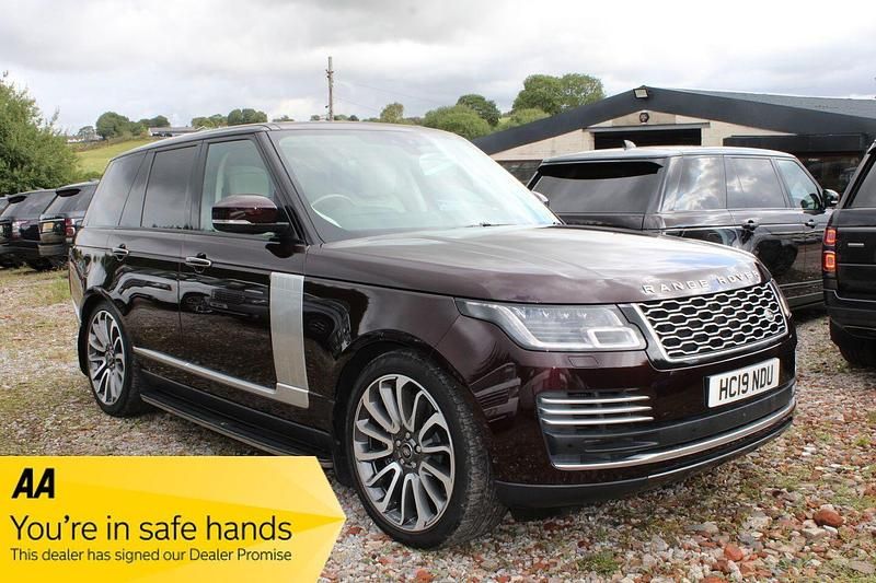 Red Used 2019 Land Rover Range Rover Autobiography SUV | £45,950 - Image 1/4