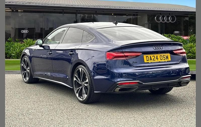 Used Audi A5 Sportback Black Edition 161 HP (118 kW) 2024 Blue Hatchback
