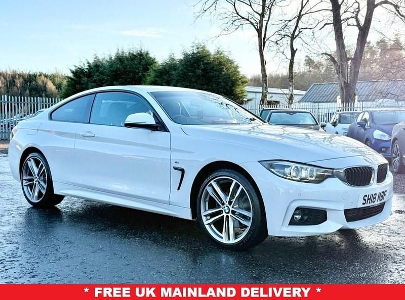 White Used 2018 BMW 420 M Sport Coupe | £16,995 (Fair price) - Image 1/4