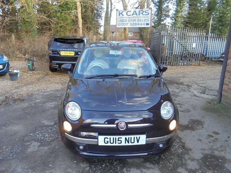 Used Fiat 500 Lounge 69 HP (50 kW) 2015 Blue Hatchback